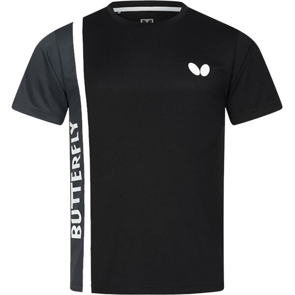 Butterfly Saijo T-Shirt - Black - Front